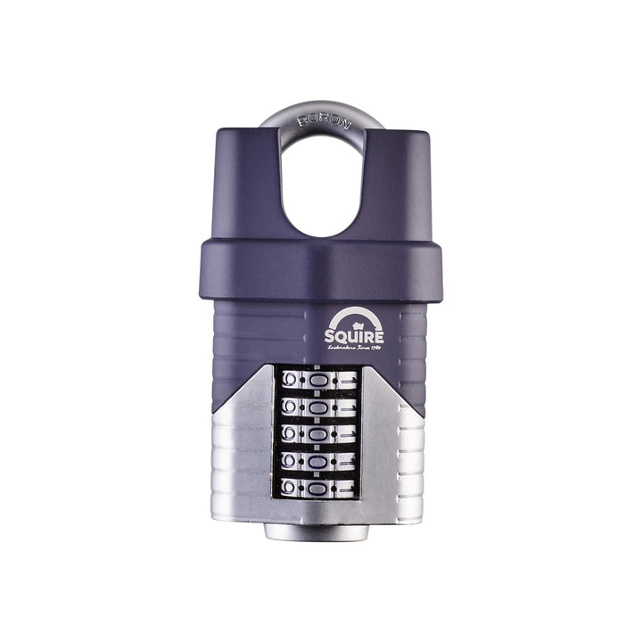 SQUIRE 60CS Vulcan Combi 60 C/S Hochsicheres Vorhangschloss, blau, 60 mm 60 mm Geschlossener Bügel,