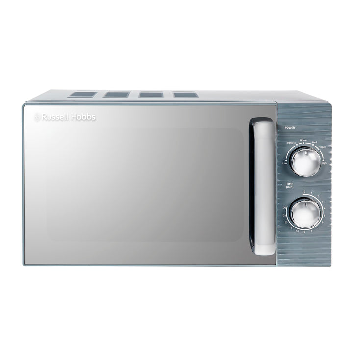 Russell Hobbs RHM1731G Inspire Solo Mikrowelle, 17 Liter, 700W, Grau, mit 5 Leistungsstufen, Timer,