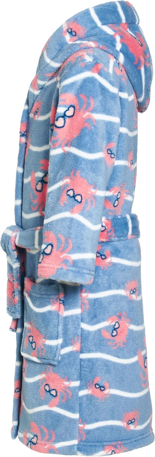 Playshoes Unisex Kinder Fleece-Bademantel Morgenmantel 110-116 Krebs, 110-116 Krebs