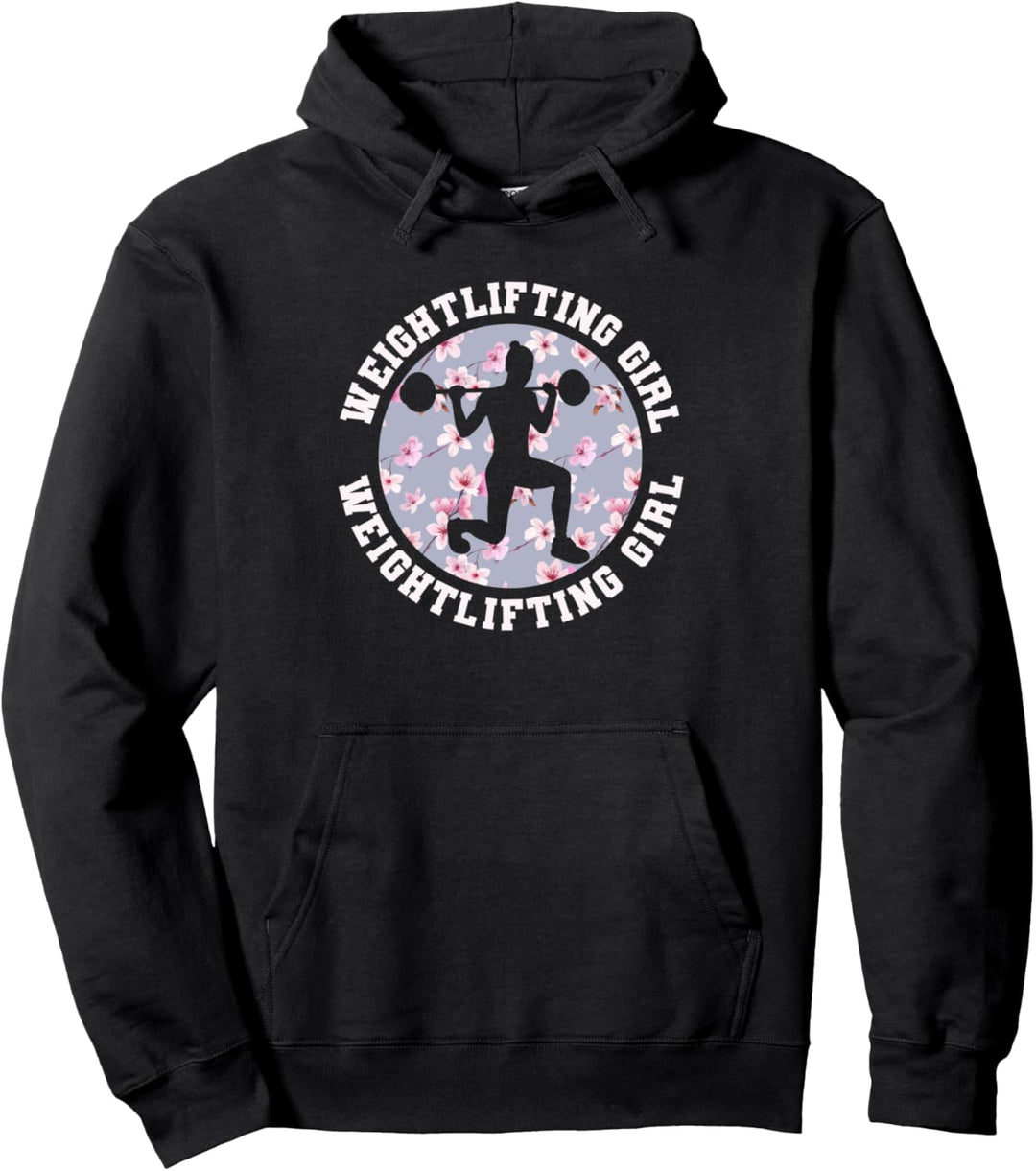 Weightlifting Girl Pullover Hoodie