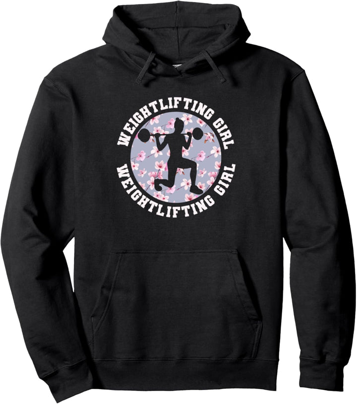 Weightlifting Girl Pullover Hoodie
