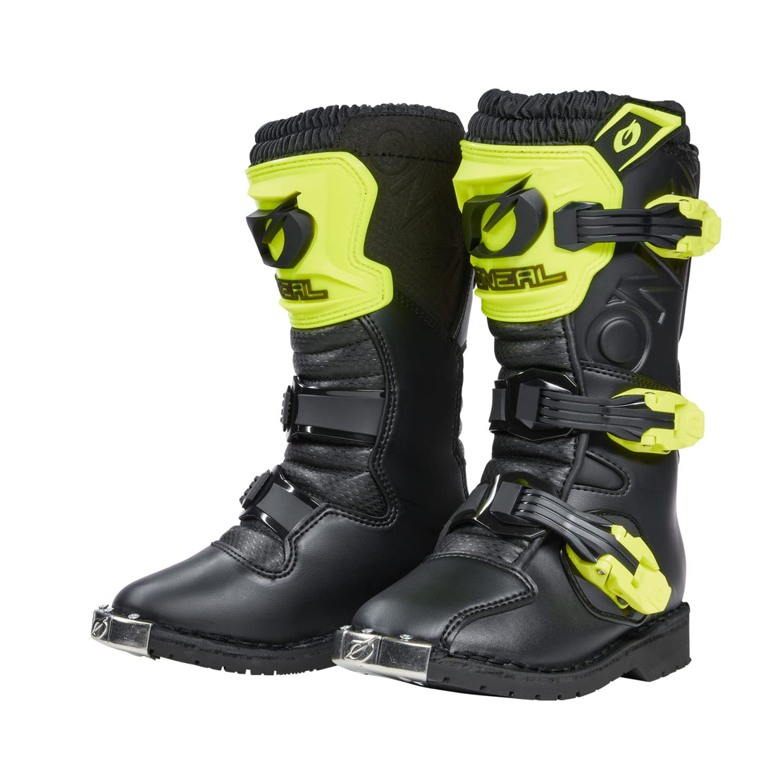 O'NEAL Herren Rider Pro Youth Boot Motorradstiefel 36 EU Neongelb, 36 EU Neongelb
