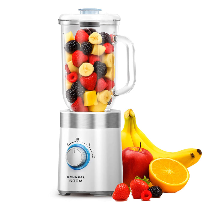 Grunkel BT-Practica 500 W 1 Litre Blender and Stainless Steel Blades
