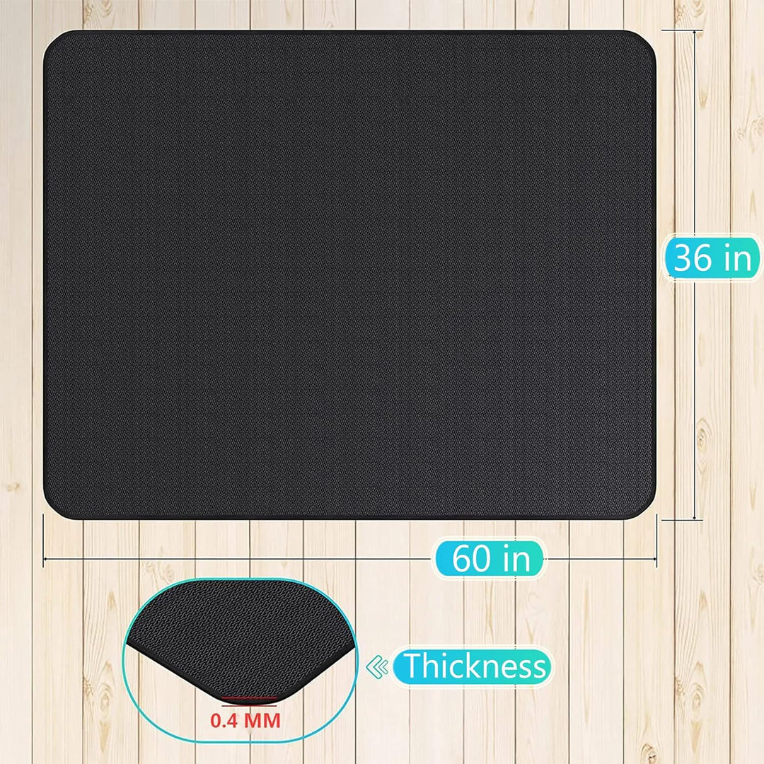 UBeesize Thickened 152x91cm unter Grill Matte für Outdoor-Grill, feuerfeste Matte für Rasen, Raucher