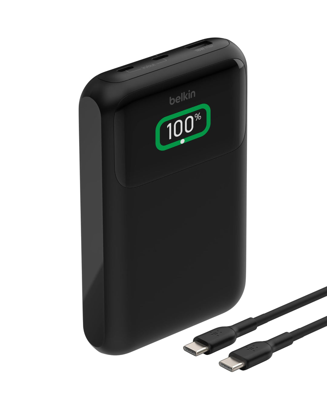 Belkin BoostCharge 3-Port Laptop Powerbank 20K, USB-C-Anschlüsse und USB-A-Anschluss, USB-C Power De