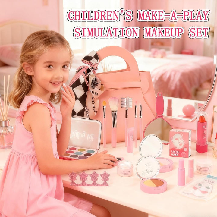 Spiel Make-up Set - Realistisches Rollenspiel-Spielzeug - Kinder Spiel Makeup für Mädchen,Für Mädche