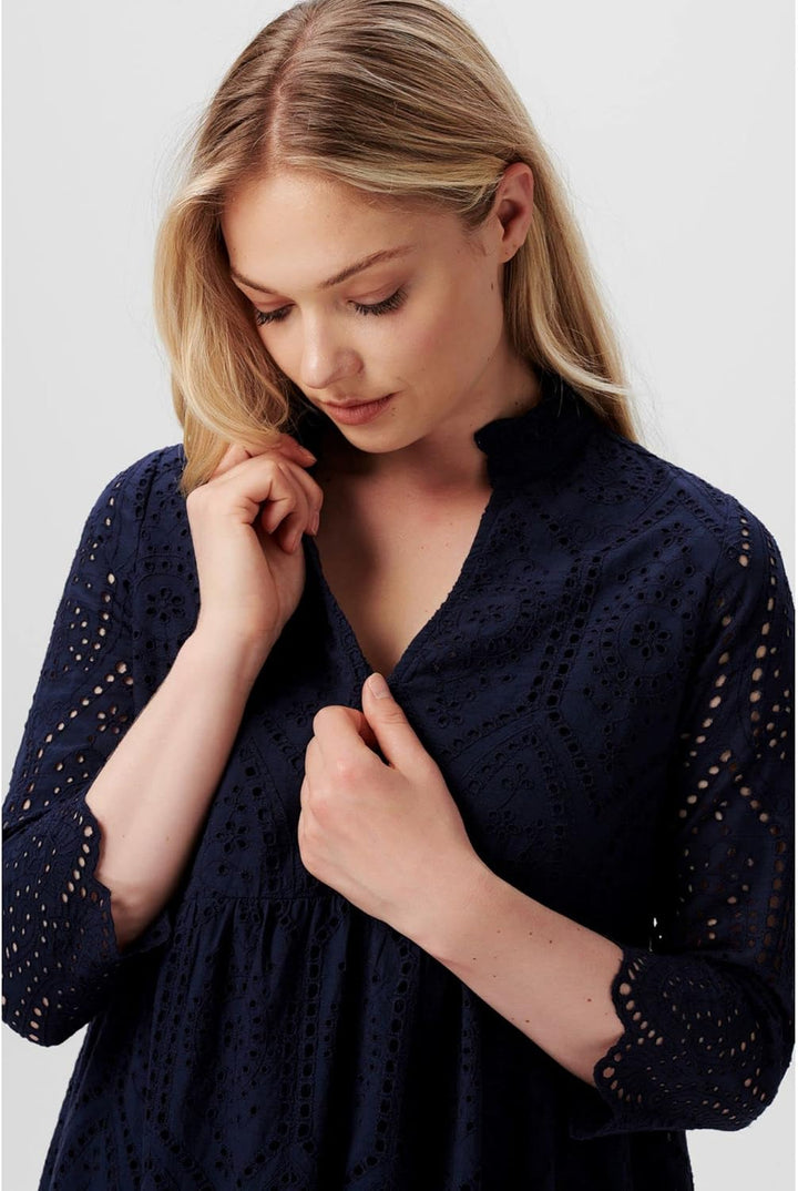 ESPRIT Damen Kleid 38 Night Sky Blue - 485, 38 Night Sky Blue - 485