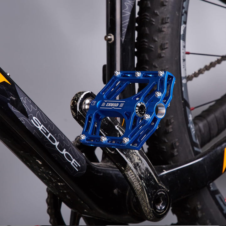 Corki Cycles Fahrradpedale Rennrad Pedale Titanium MTB Pedale Platform Pedale Ultraleicht Antirutsch