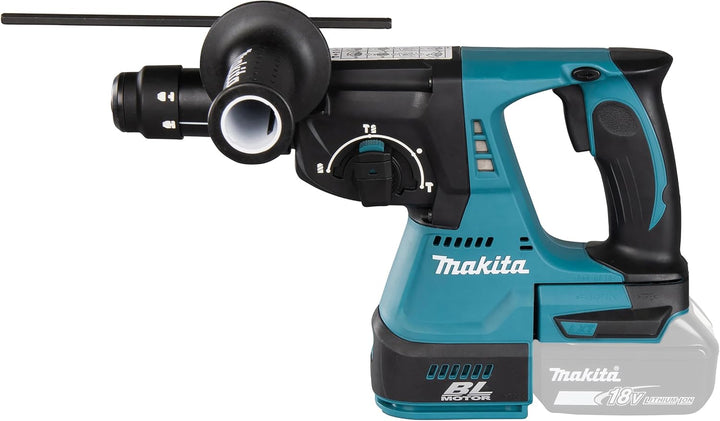 Makita Akku-Kombihammer (ohne Akku/Ladegerät, 18 V) DHR243Z ohne Ladegerät Single ohne Akku