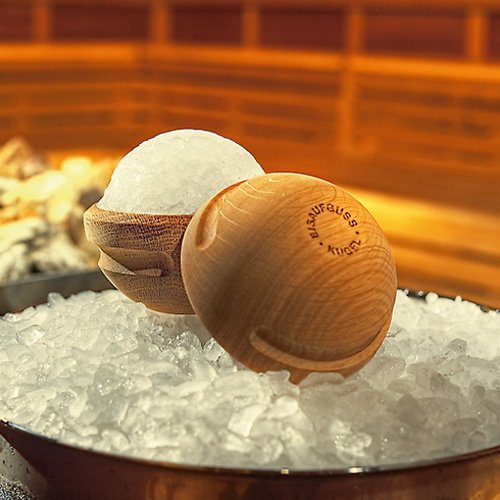 Eisaufguss-Kugel - Ein Hingucker bei jedem Aufguss