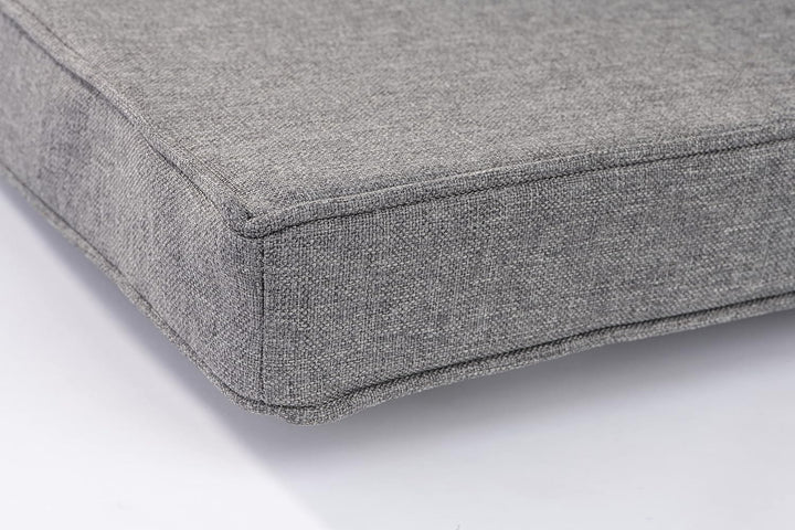 sunnypillow 4er Set Stuhlkissen 40 x 45 x 5cm | Polsterauflage Auflage für Stühle/Rattanstühle | Stu