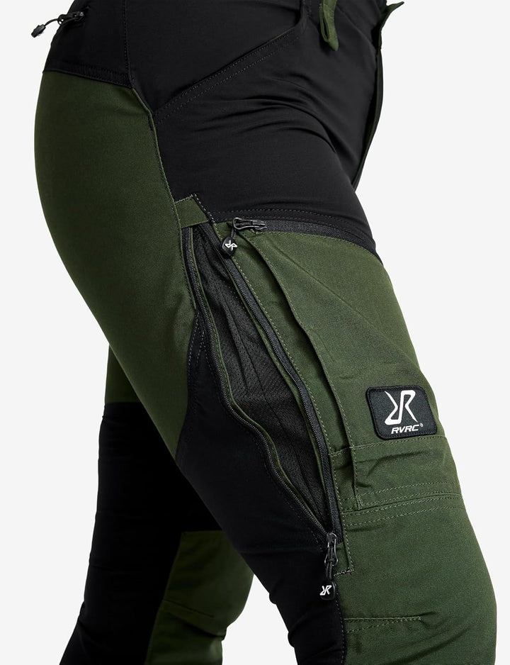 RevolutionRace Damen RVRC GP Pro Pants, Hose zum Wandern und für viele Outdoor-Aktivitäten L Forest