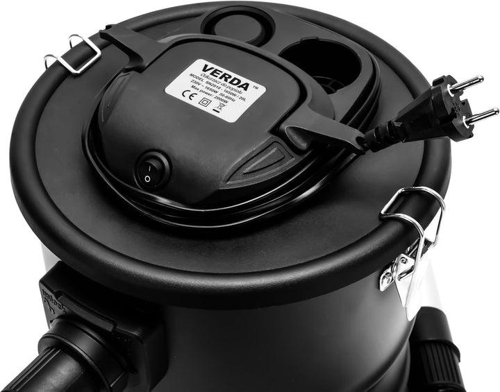 Aschesauger 15L Kaminsauger Blasfunktion 1200W DUAL Filter System
