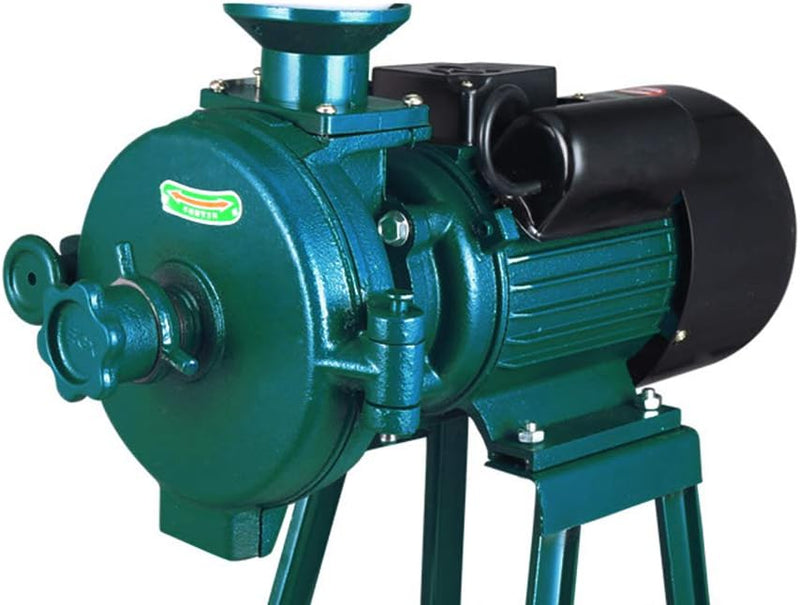 Getreidemühle Mit Trichter,Lightakai 2200W 220V Kornmühle Elektrisch Einstellbare Dicke Schrotmühle