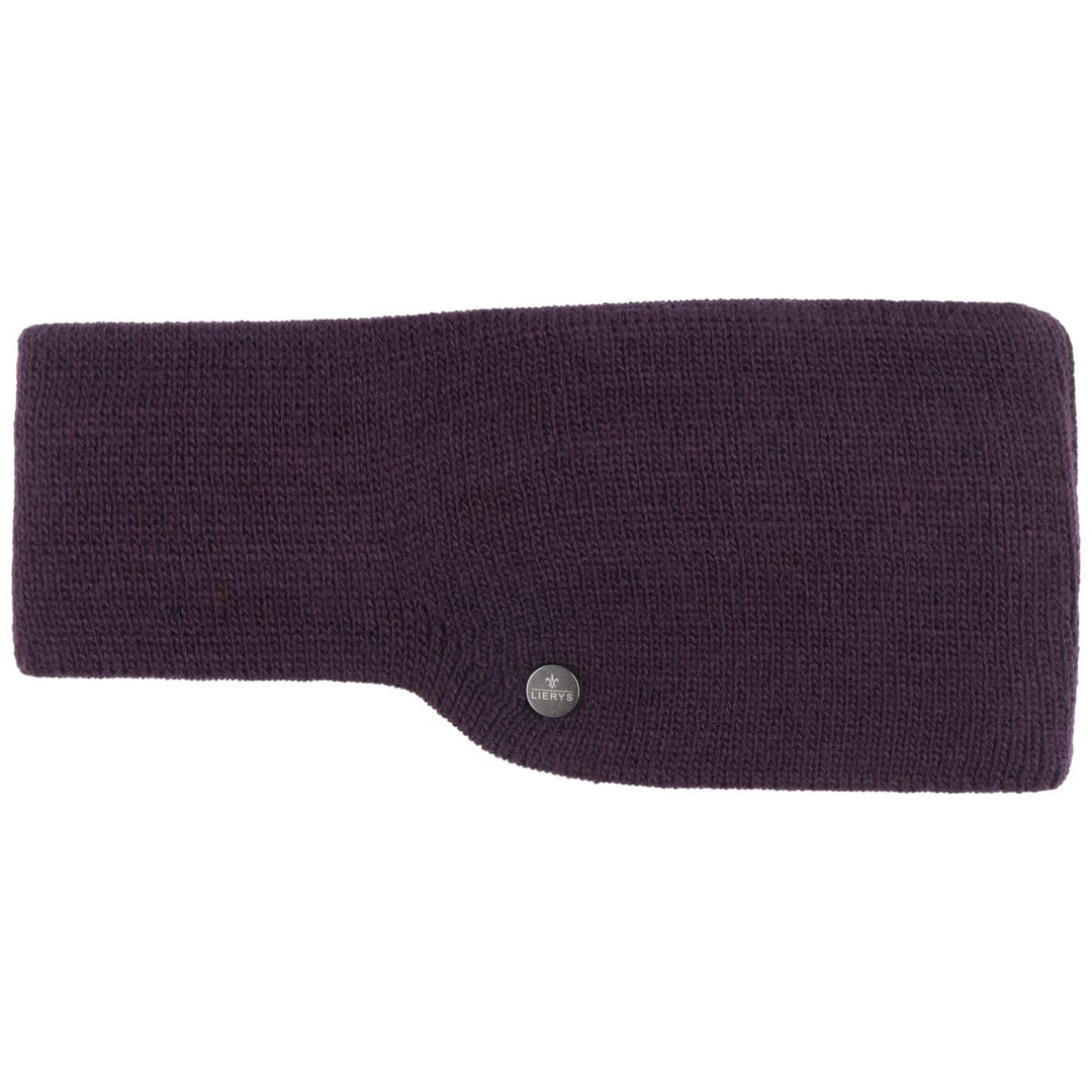 LIERYS Mono Classic Stirnband Damen/Herren (7,5 cm breit) - Made in Germany - Ohrenwärmer gefüttert