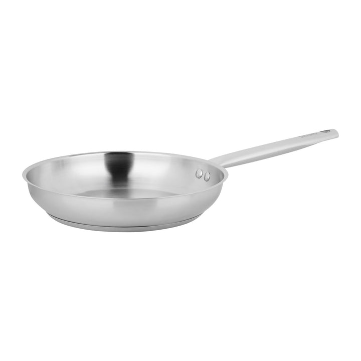 Sitram 717094 Endurance Pfanne, Ø 28 cm, 100% Edelstahl – 3-lagiger Boden – innen ohne schädliche Be