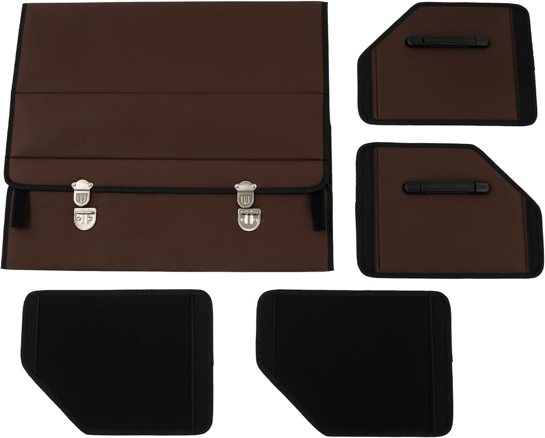 56L Kofferraum Organizer mit Deckel,Auto Kofferraumbox wasserdicht & verschleissfest Auto Kofferraum