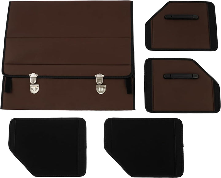 56L Kofferraum Organizer mit Deckel,Auto Kofferraumbox wasserdicht & verschleissfest Auto Kofferraum