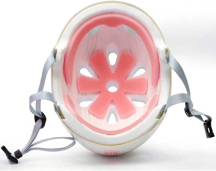 Rio Roller Script Helm, Unisex, für Erwachsene, Unisex-Erwachsene 49/52 cm Weiss, 49/52 cm Weiss