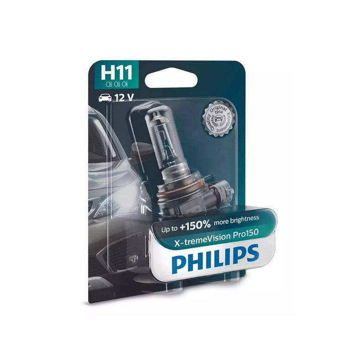 Philips automotive lighting Philips 12362XVPB1 Halogen Leuchtmittel X-tremeVision H11 55W - 12 V, Ge