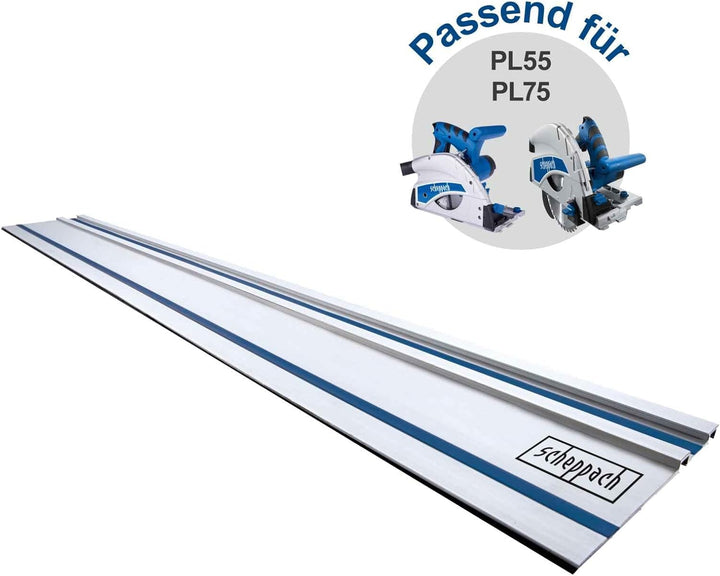 Scheppach Führungsschiene 1400 mm für Tauchsäge 55/75 (für präzise und ausrissfreie Schnitte, gerade