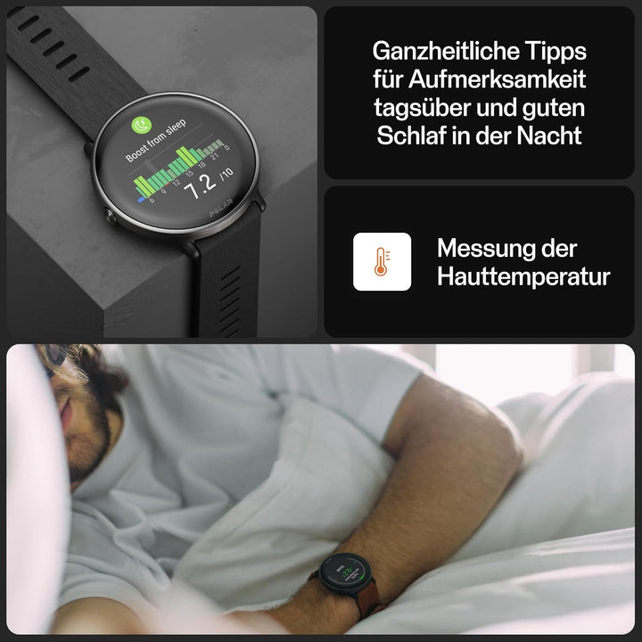 Polar Ignite 3 Titanium – Fitness- und Wellness-Smartwatch mit GPS, Schlafanalyse, AMOLED-Display, 2