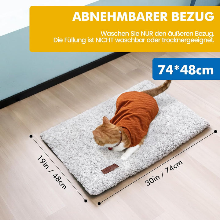 Mora Pets Selbstheizende Katzendecke Heizdecke für Katze Hunde Wärmedecke Selbstwärmend Decke Katze