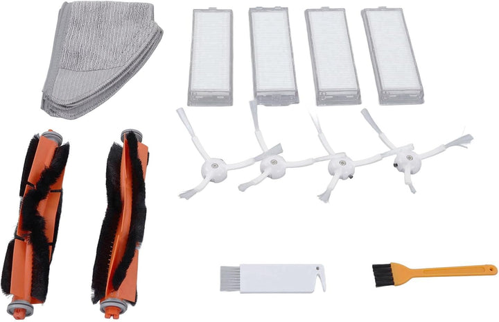 Tnfeeon Ersatz-Filter-Wischbürsten-Set für Staubsauger-Aufsätze für Mi Robot Vacuum Mop 2 Lite 2 Pro