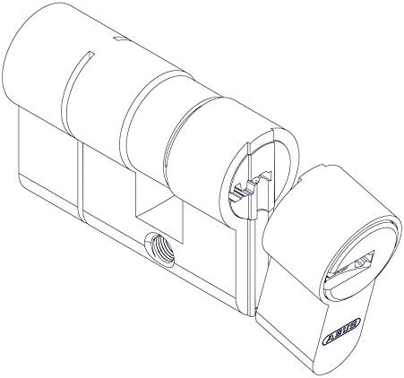 ABUS Zylinder D6PSN 50/50 BKN