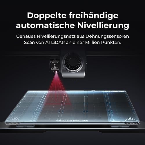 Creality 2024 Red Dot Awards K1 Max 3D Drucker, 600 mm/s Druckgeschwindigkeit,AI-Kamera, AI LiDAR, A