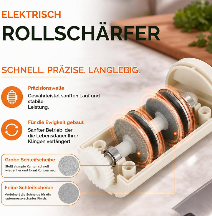 Messerschärfer Elektrisch, Knife Sharpener Electric Wiederaufladbarer