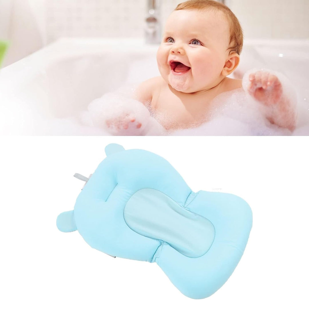 Baby-Badewannen-Sitzkissen, Schwimmender, Sicherer Badewannensitz, Faltbar, Verstellbar, für Neugebo