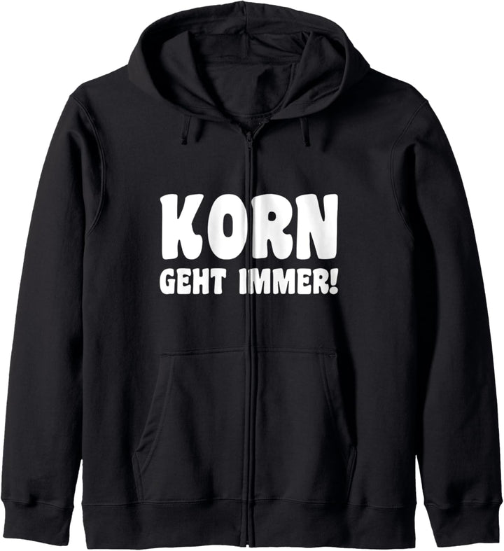 Korn Geht Immer Kapuzenjacke