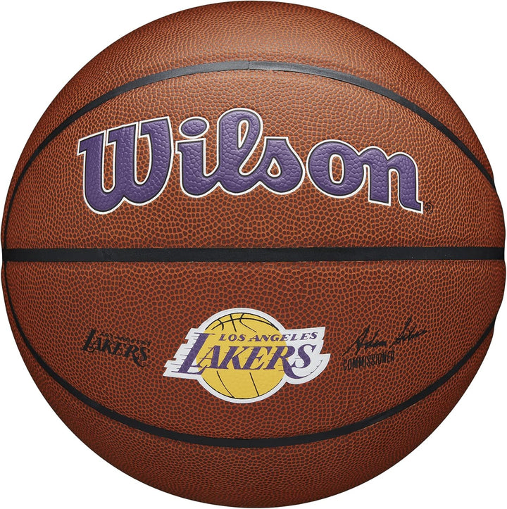 Wilson Unisex-Adult NBA Team Composite Basketball 7 Los Angeles Lakers, 7 Los Angeles Lakers