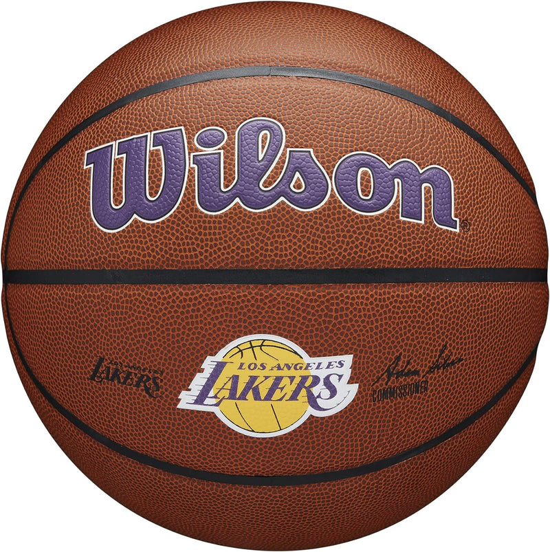 Wilson Unisex-Adult NBA Team Composite Basketball 7 Los Angeles Lakers, 7 Los Angeles Lakers