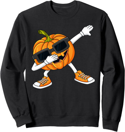 Dabbing Jack O Laterne Halloween lustig Jungen Mädchen Kinder Dab Sweatshirt