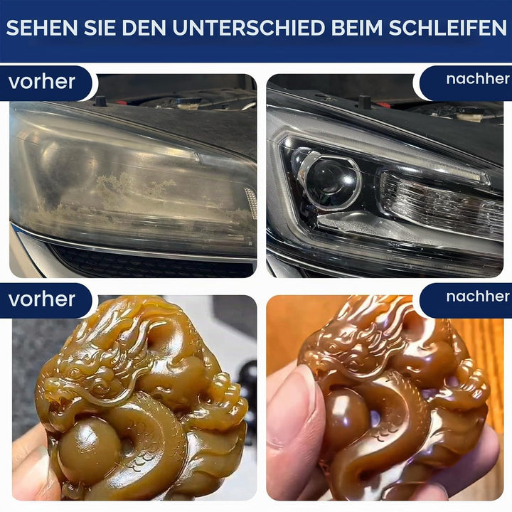 Senmai Tools 25mm Schleifpapier Klett Nasse Trockene 1 Zoll Schleifpads Körnung 80-3000/5000/10000,