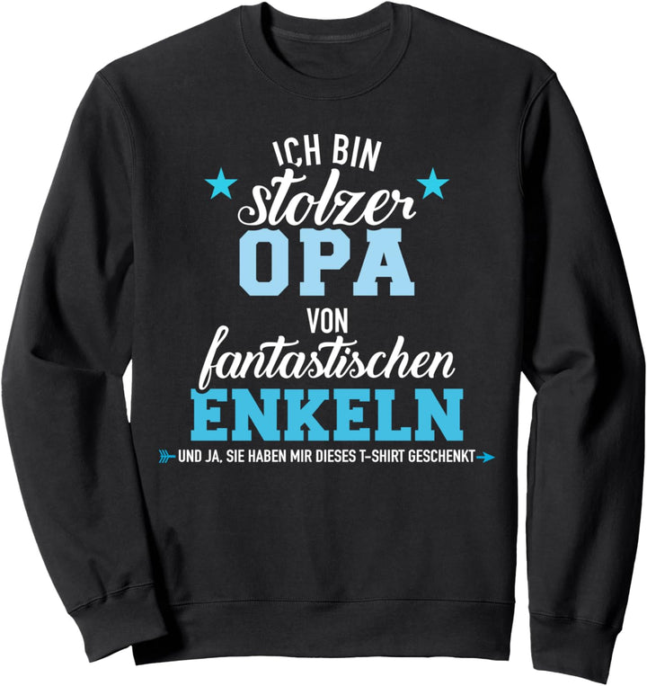 Stolzer Opa von fantastischen Enkeln von Enkelkindern Sweatshirt