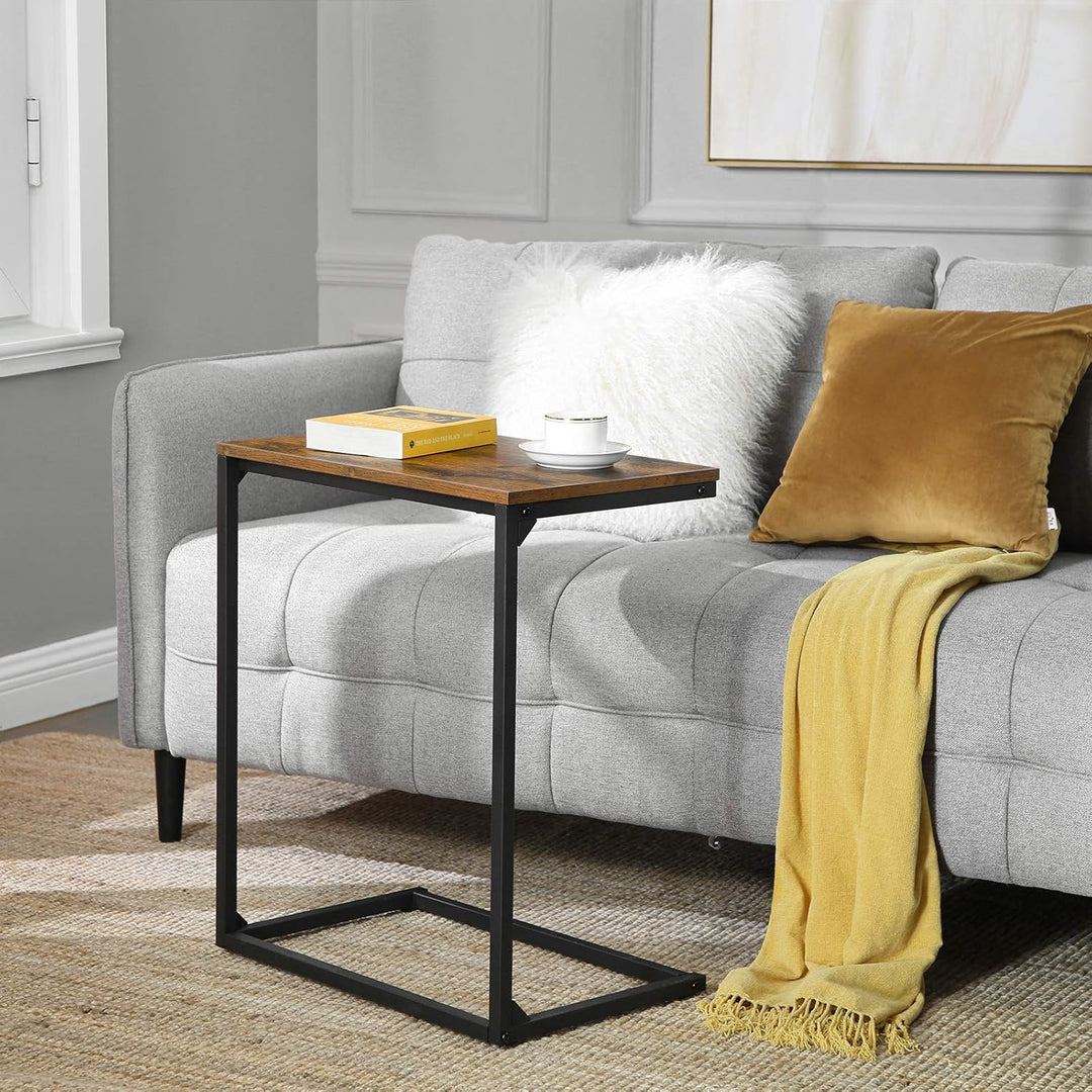 VASAGLE Beistelltisch Couch, Kleiner Sofatisch, Kaffeetisch, Schlafzimmer, Wohnzimmer, Arbeiten im B