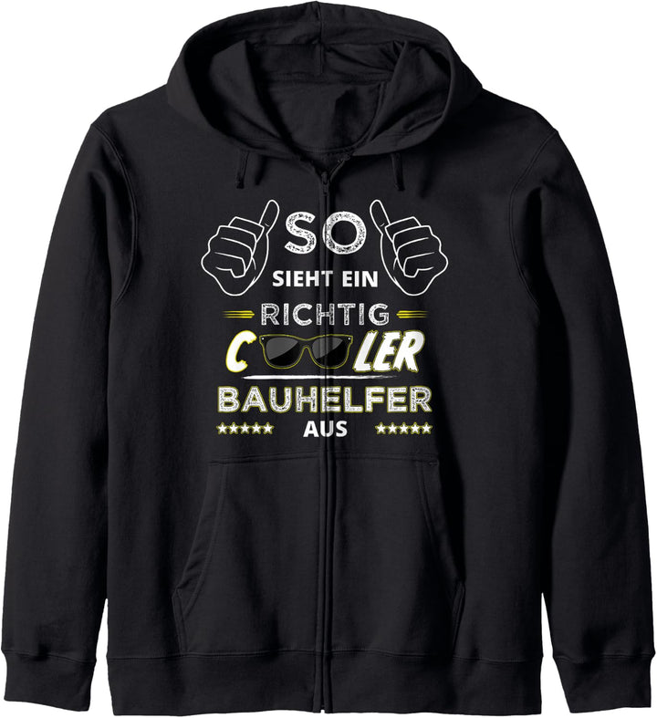 Bauhelfer Geschenk Kapuzenjacke