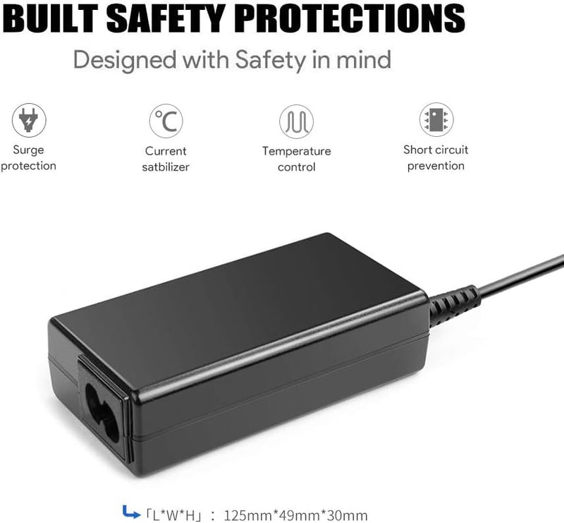 KFD 19V 65W Ladegerät Ladekabel Netzteil für Teufel ROCKSTER Cross, Harman Kardon Go Play Netzkabel,