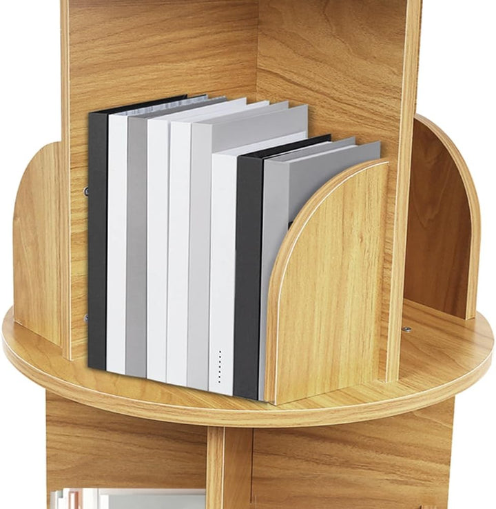 Bücherregal für Kinder, drehbares Regal mit 3 Ebenen für Bücher und Spielzeug, Bücherregal für Kinde