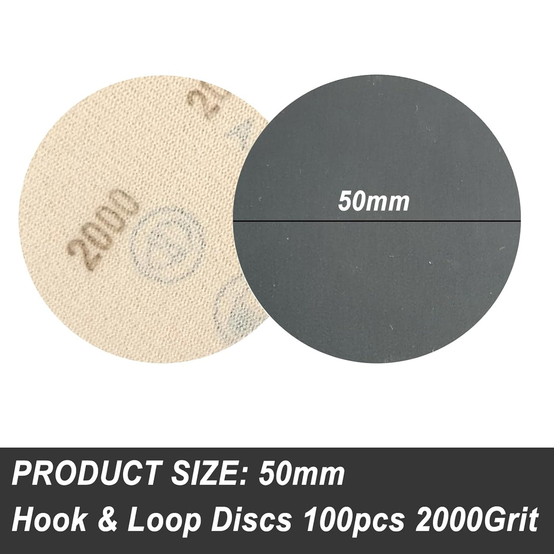 50mm Wasserfest schleifpapier Klett 100 Stücke 2000 Körnung Siliziumkarbid Schleifpapier geeignet fü