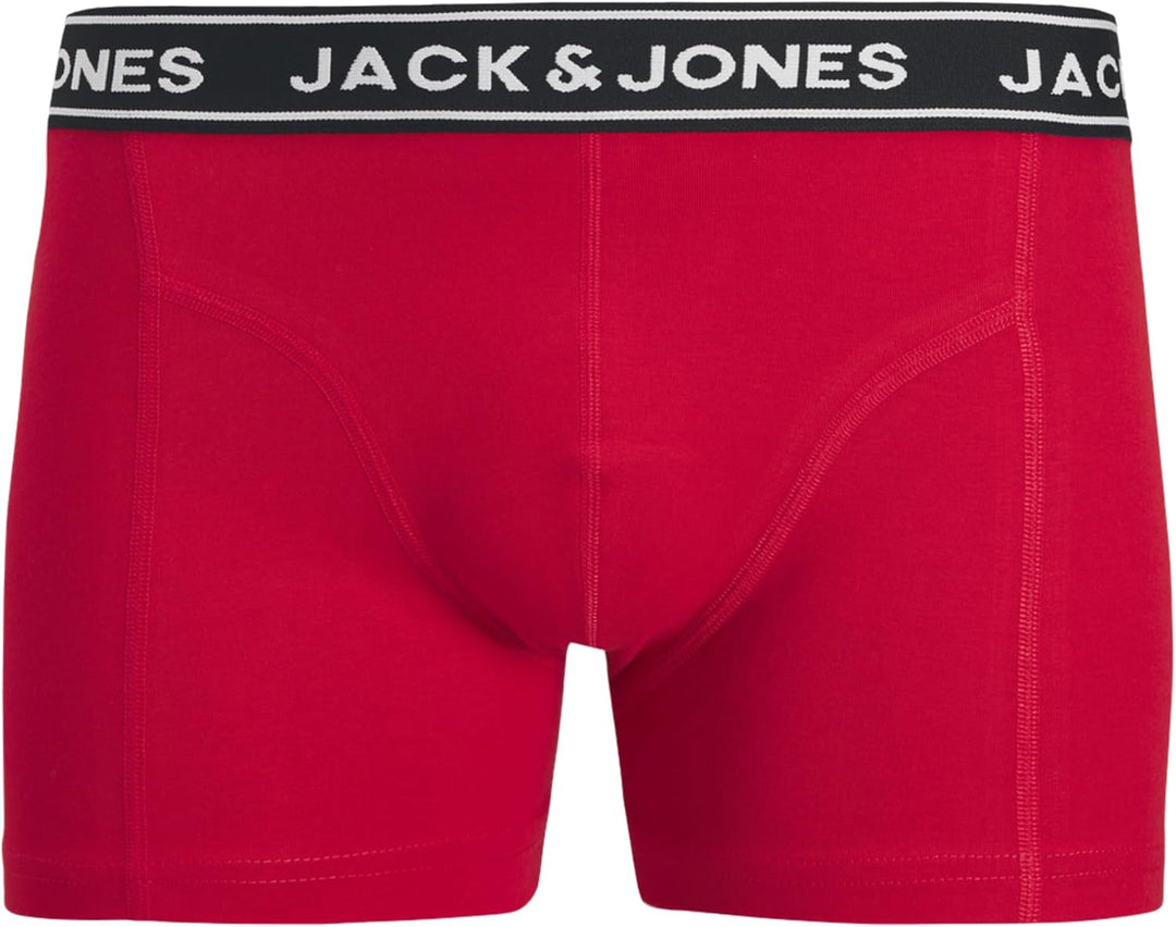 JACK & JONES Male Trunks 5er-Pack Herrenunterwäsche in Grösse XS–XXL S Light Grey Melange, S Light G