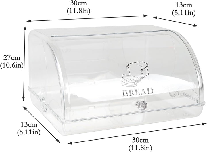 Brotkästen Mit Deckel Brotbox Brot Brottopf Zum Aufbewahren Toastbrot Durchsichtig Aufbewahrungsbox