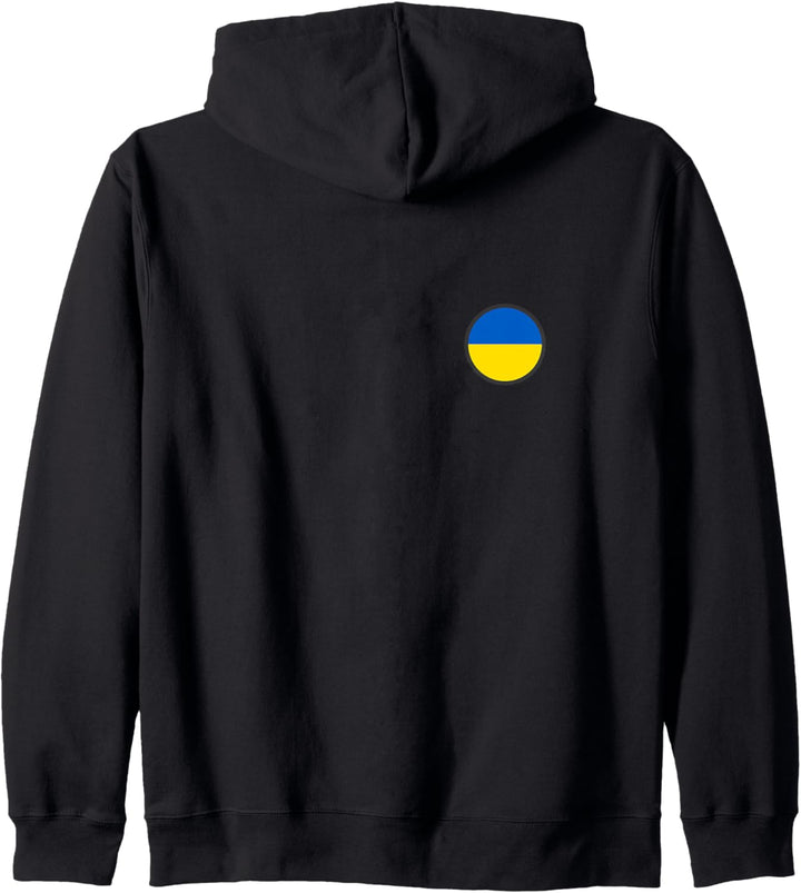 Flagge Ukraine Kapuzenjacke