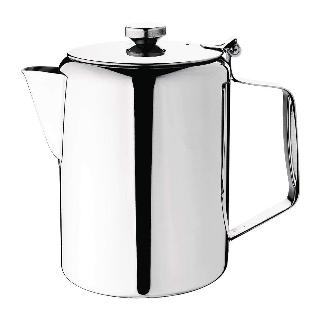 Olympia Concorde Kaffeekanne aus Edelstahl, italienische Espressokanne, 2 l 70oz, 70oz