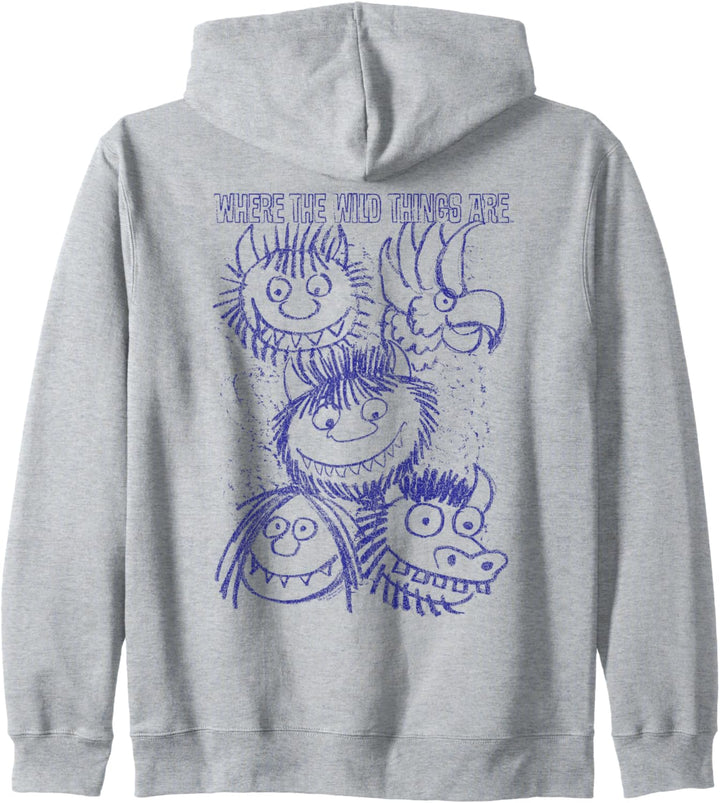 Where the Wild Things Are Wild Sketch Kapuzenjacke