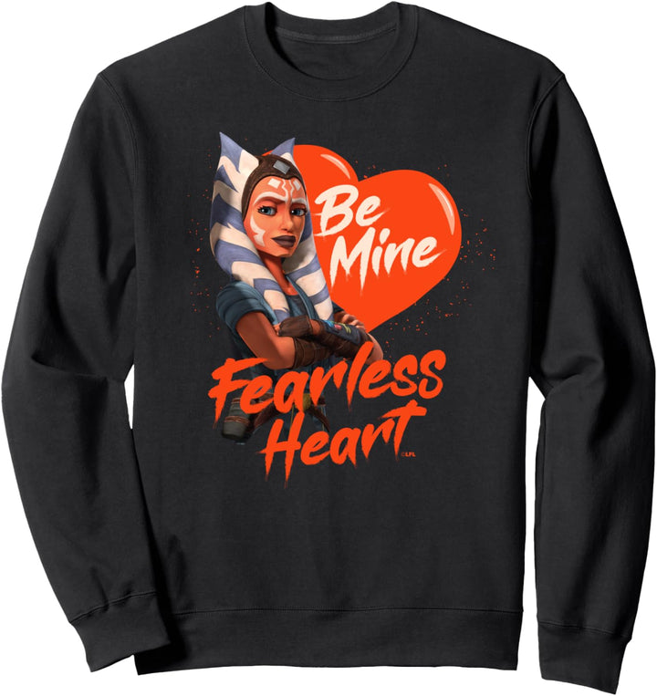 Star Wars Ahsoka Tano Be Mine Fearless Heart Valentine’s Day Sweatshirt