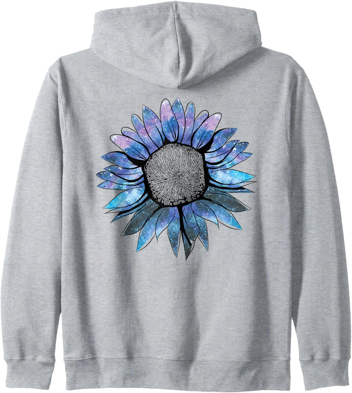 Sonnenblume Weltraum Milchstrasse Galaxie Universum Blume Kapuzenjacke